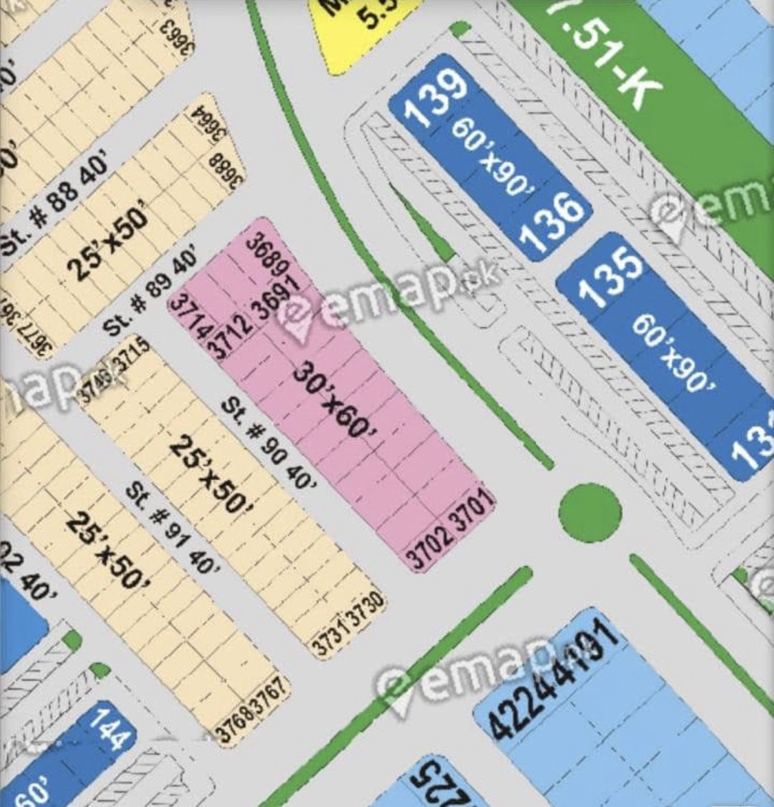 5 Marla (25x50) Plot for Sale in B-17